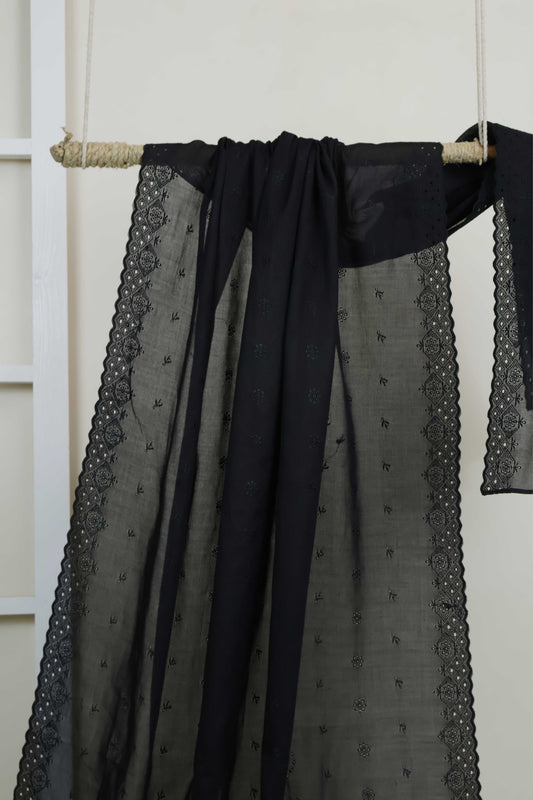 Embroidered Lawn Shawl HLSH124