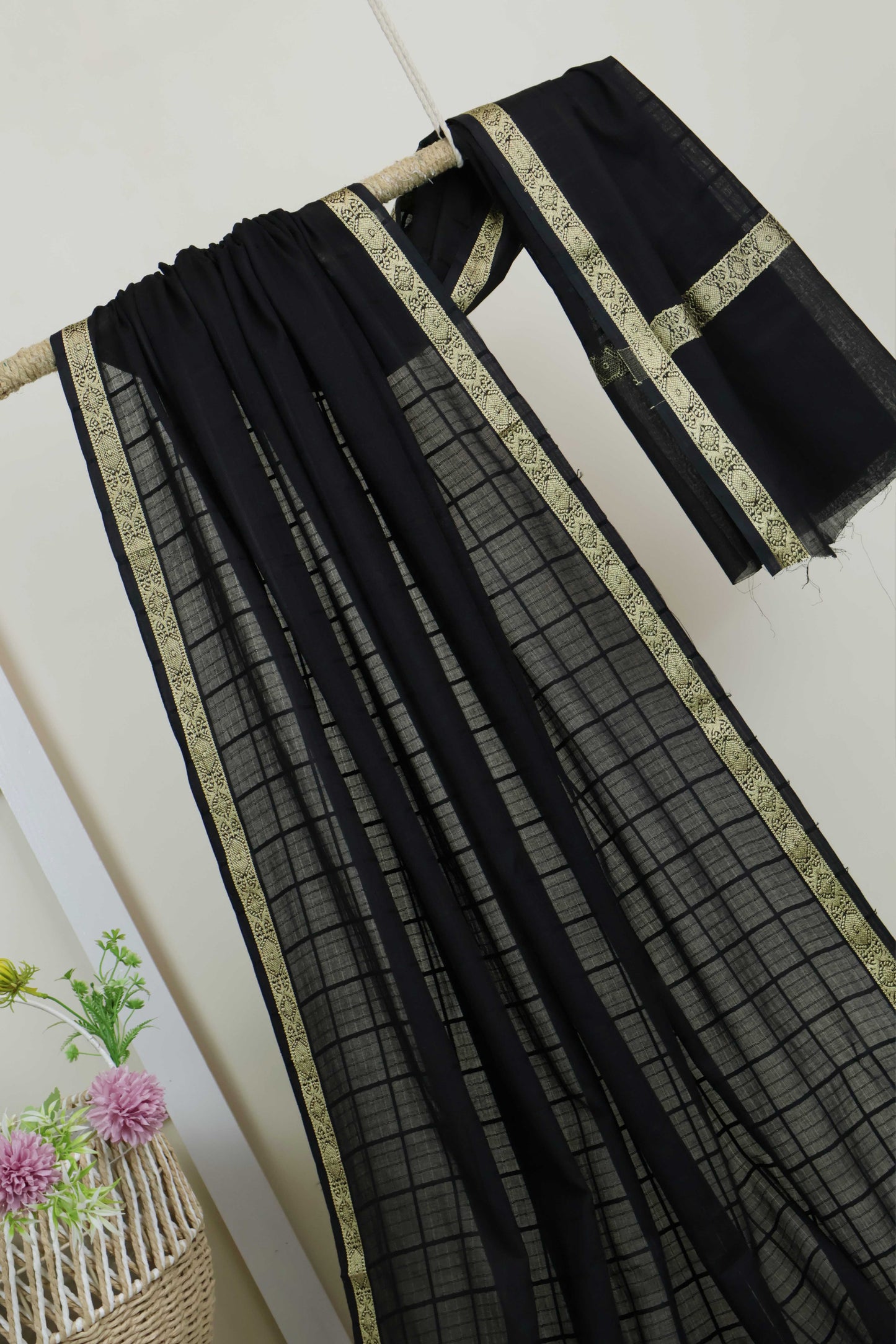 Jacquard Border Lawn Shawl HLSH133