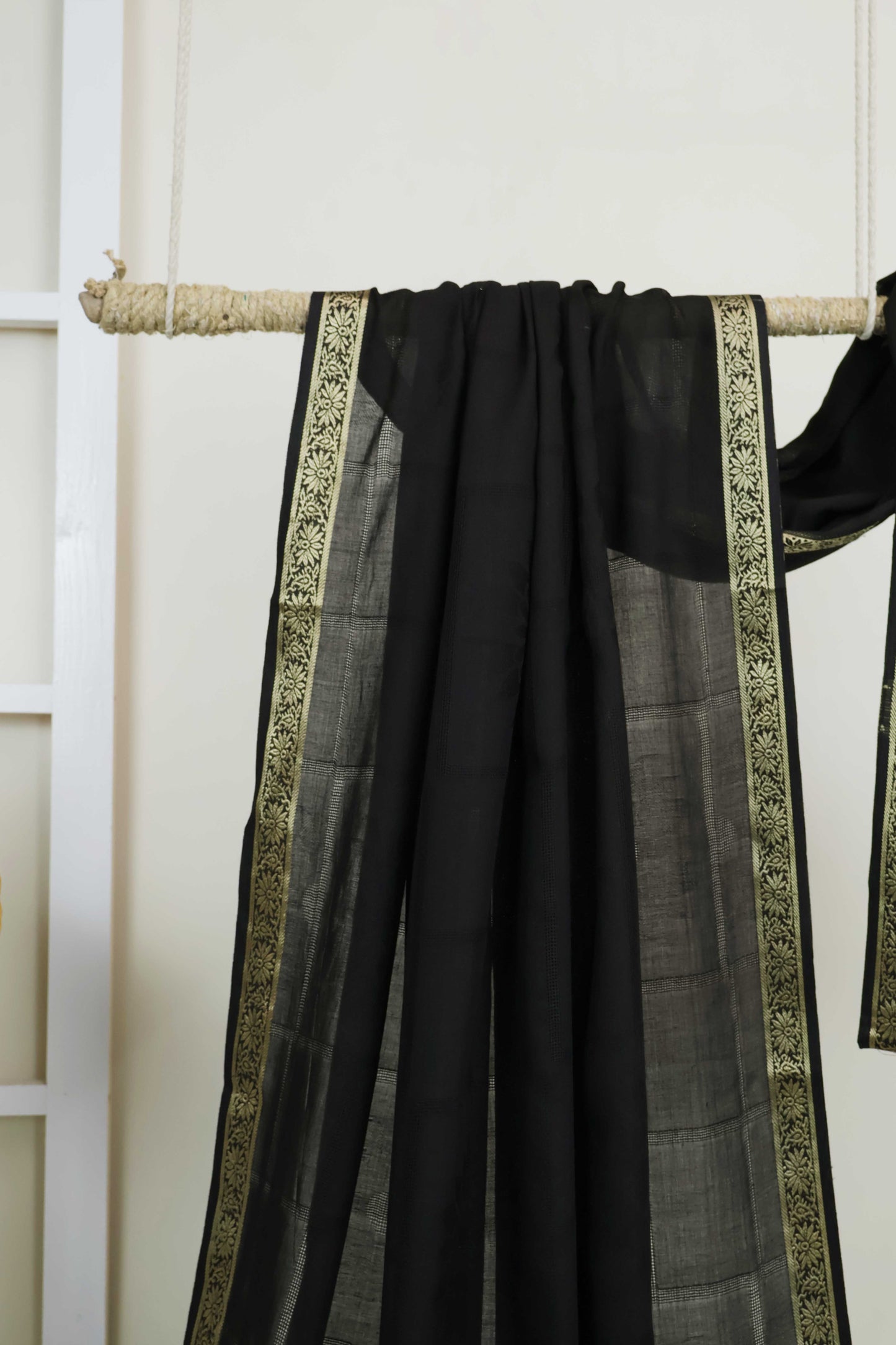 Jacquard Border Lawn Shawl HLSH134