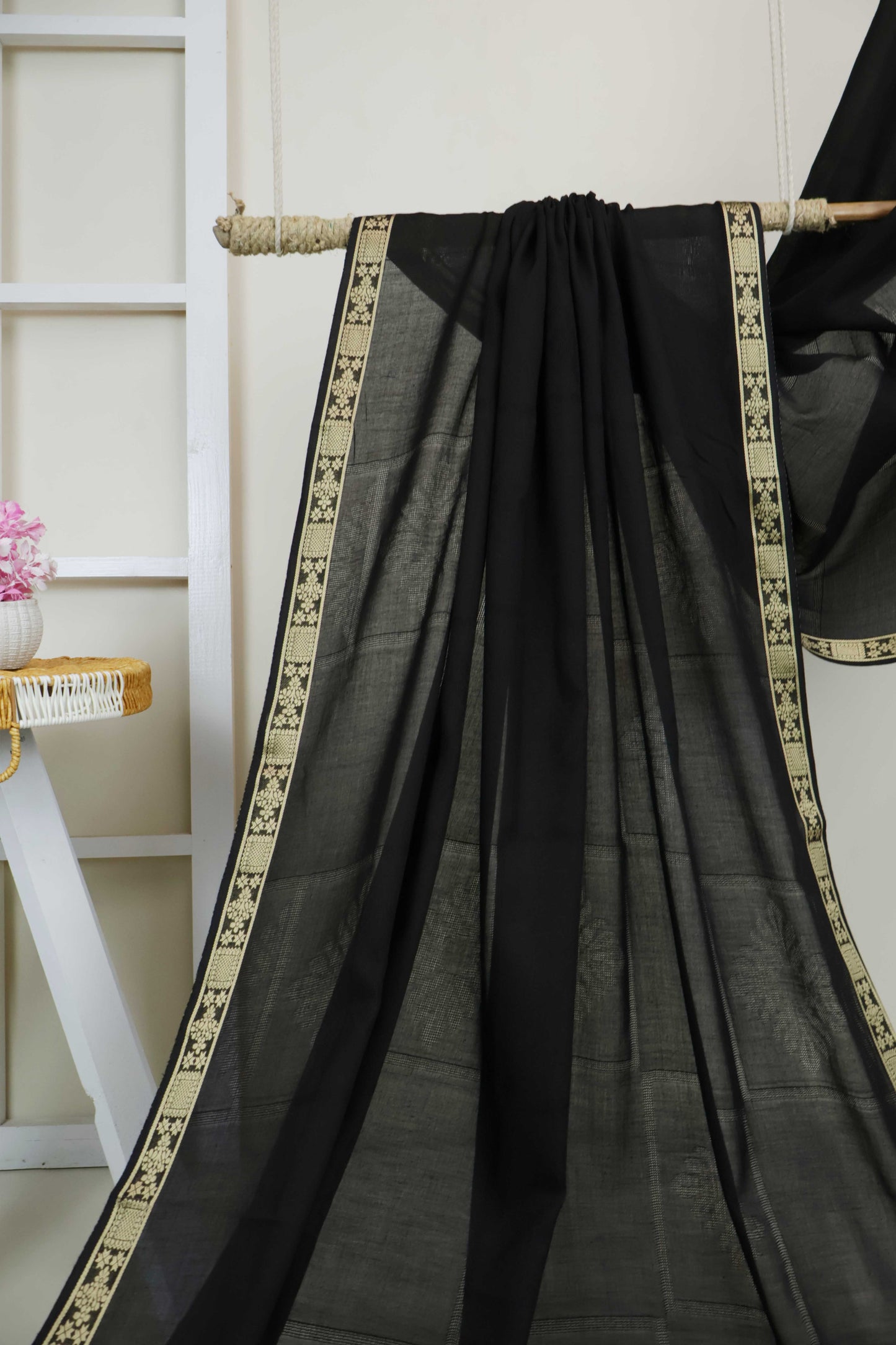 Jacquard Border Lawn Shawl HLSH135