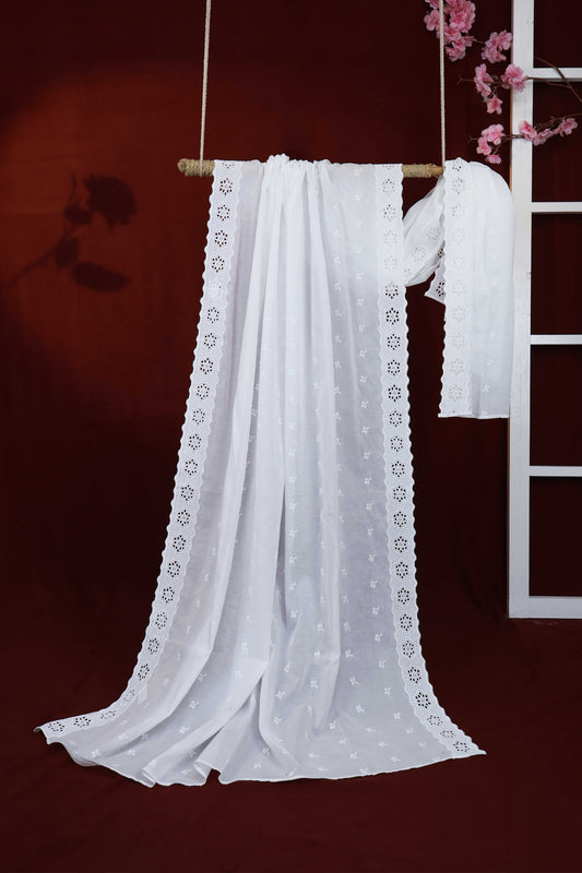 Embroidered Lawn Shawl 1898E