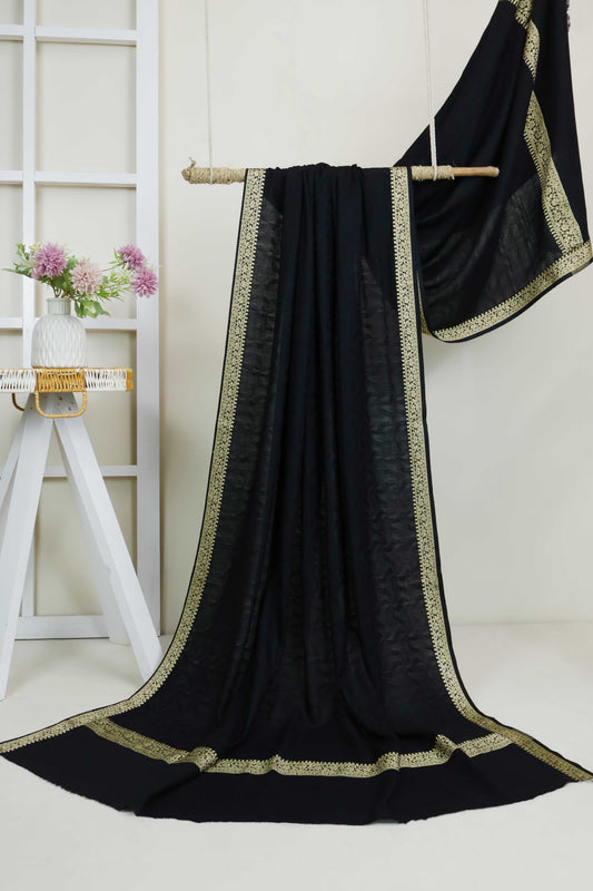Jacquard Border Shawl HLSH102
