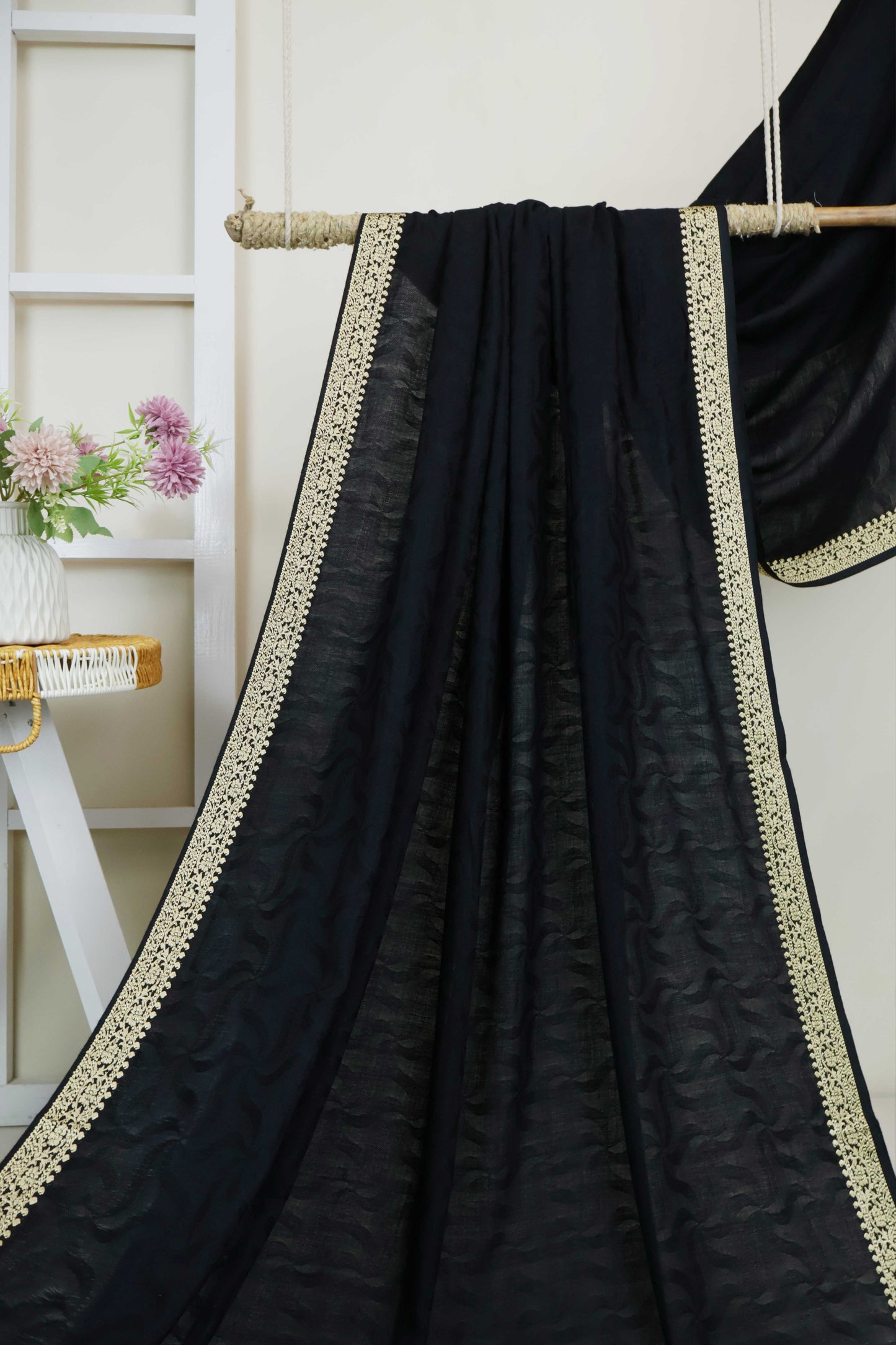 Jacquard Border Shawl HLSH102