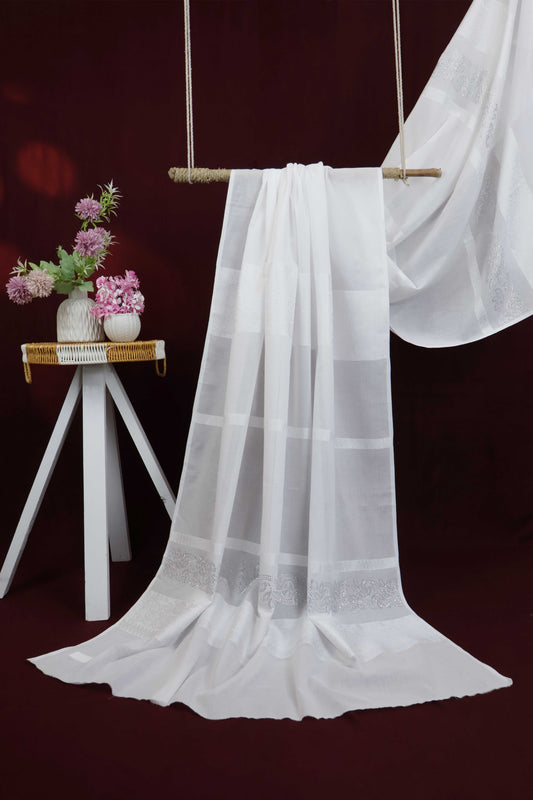Stone Jacquard Lawn Shawl HLSH166
