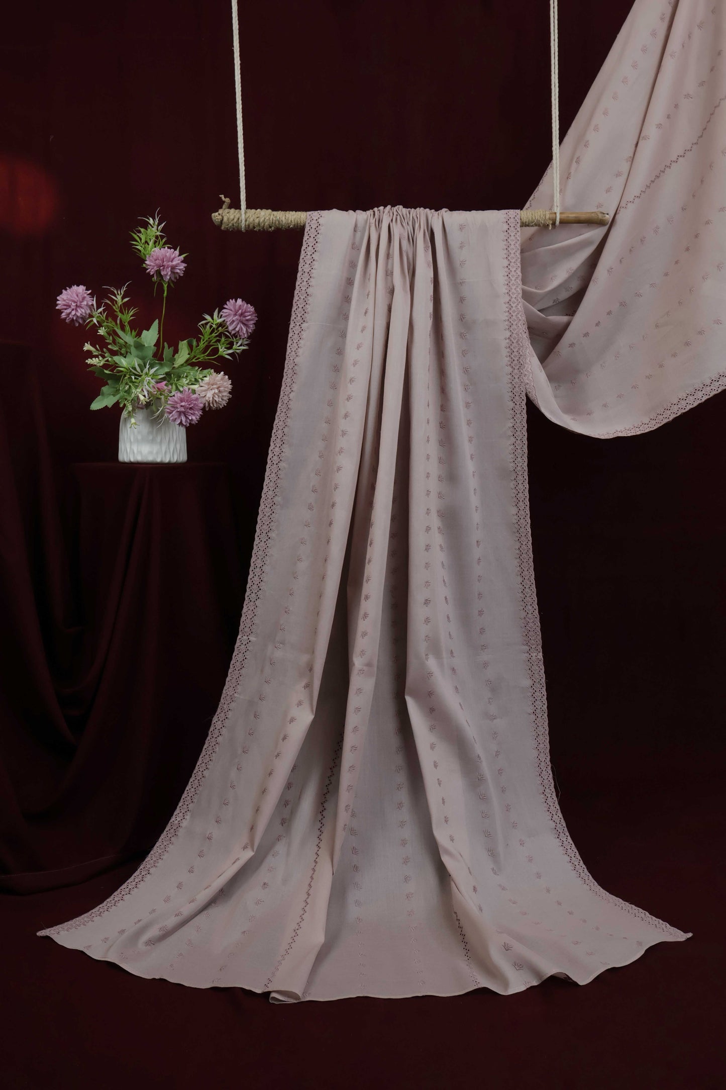 Embroidered Lawn Shawl HLSH145