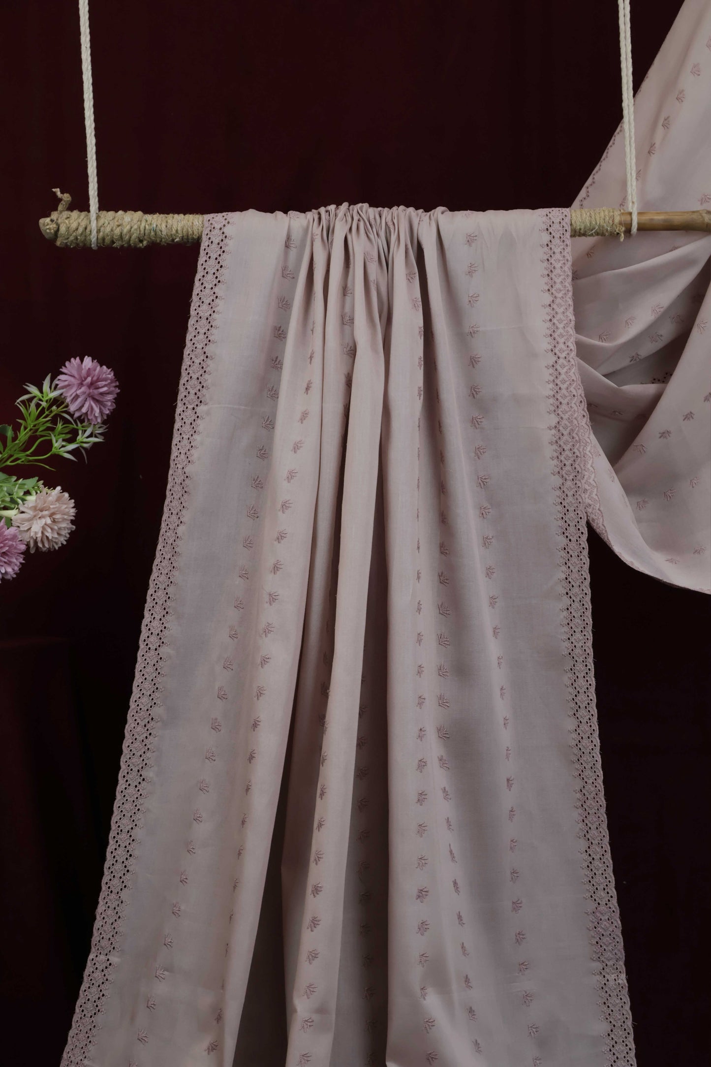 Embroidered Lawn Shawl HLSH145