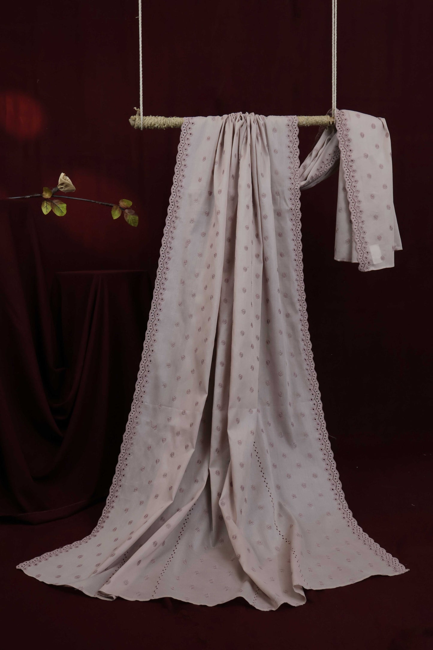 Embroidered Lawn Shawl HLSH146