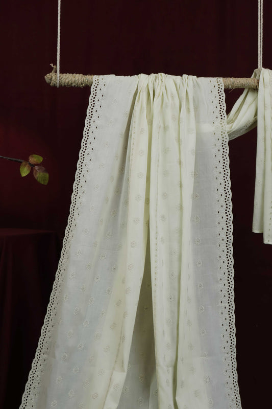 Embroidered Lawn Shawl HLSH158