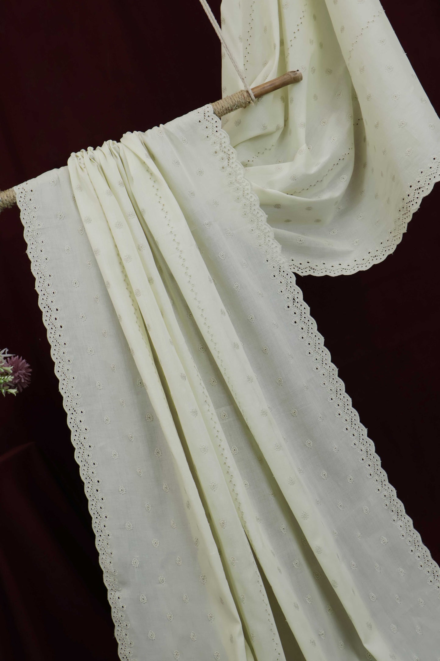 Embroidered Lawn Shawl HLSH157