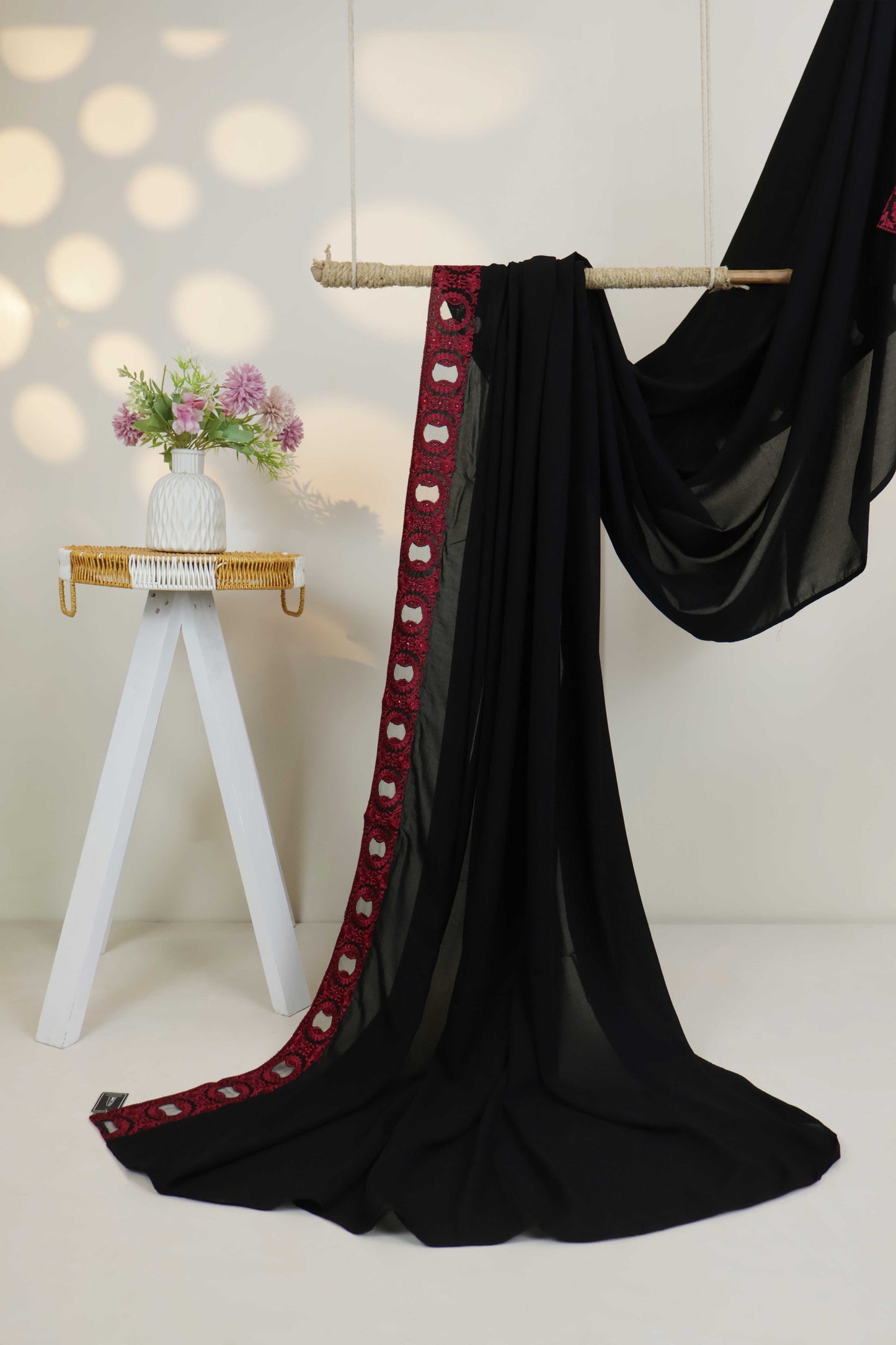 Embroidered Boarder Shawl HLSH175
