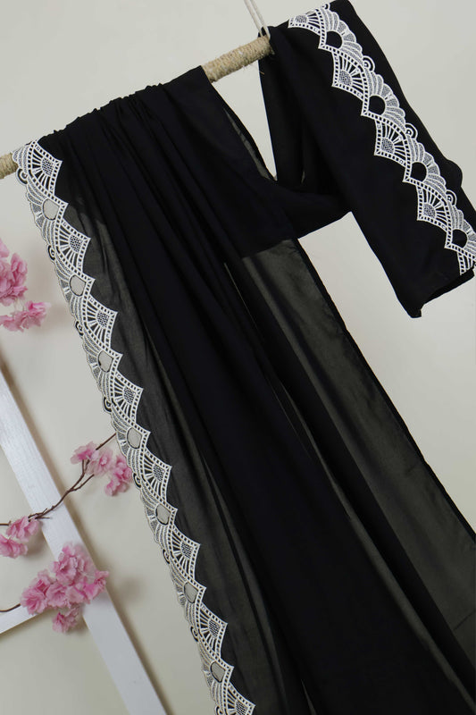 Embroidered Boarder Shawl HLSH170