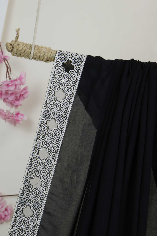 Embroidered Boarder Shawl HLSH169