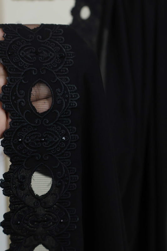 Embroidered Boarder Shawl HLSH168