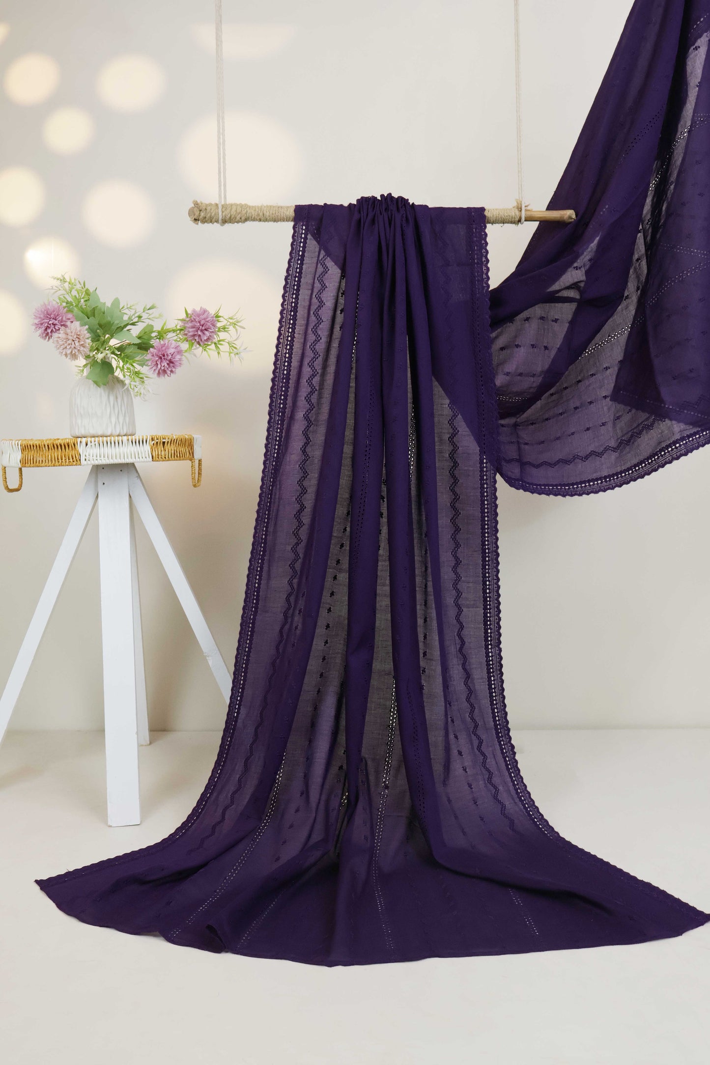 Embroidered Lawn Shawl 3787E