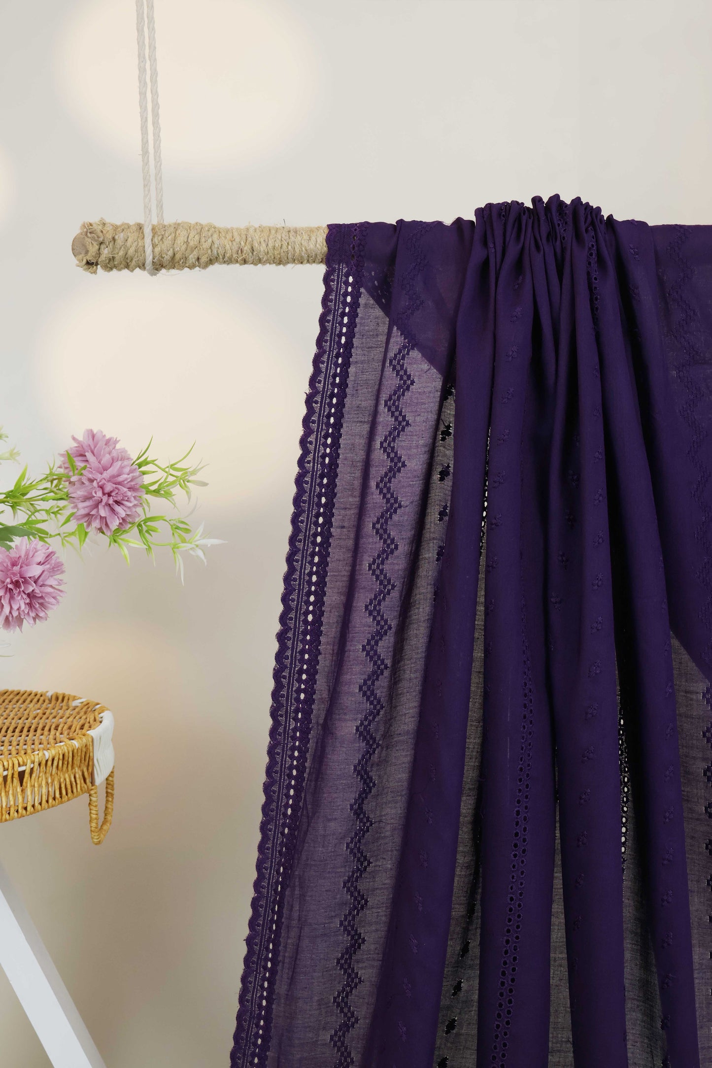 Embroidered Lawn Shawl 3787E