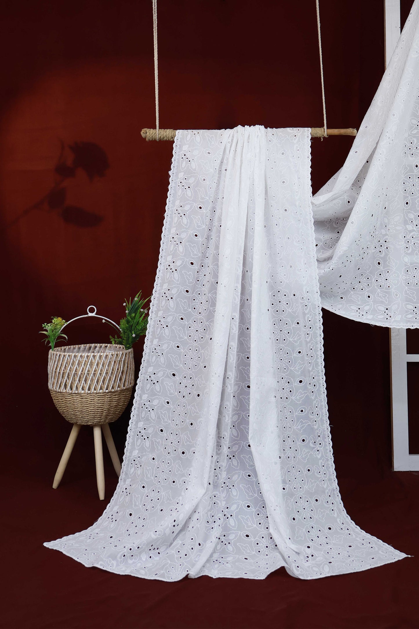 Full Embroidered Lawn Shawl 3500A