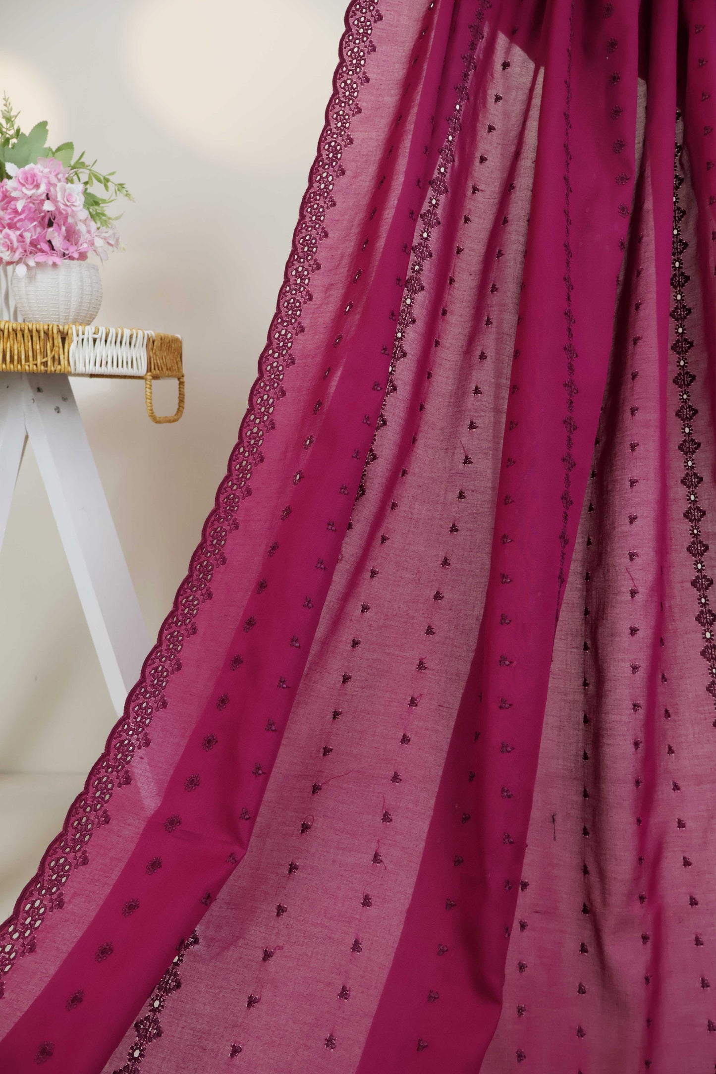 Embroidered Lawn Shawl 3787O