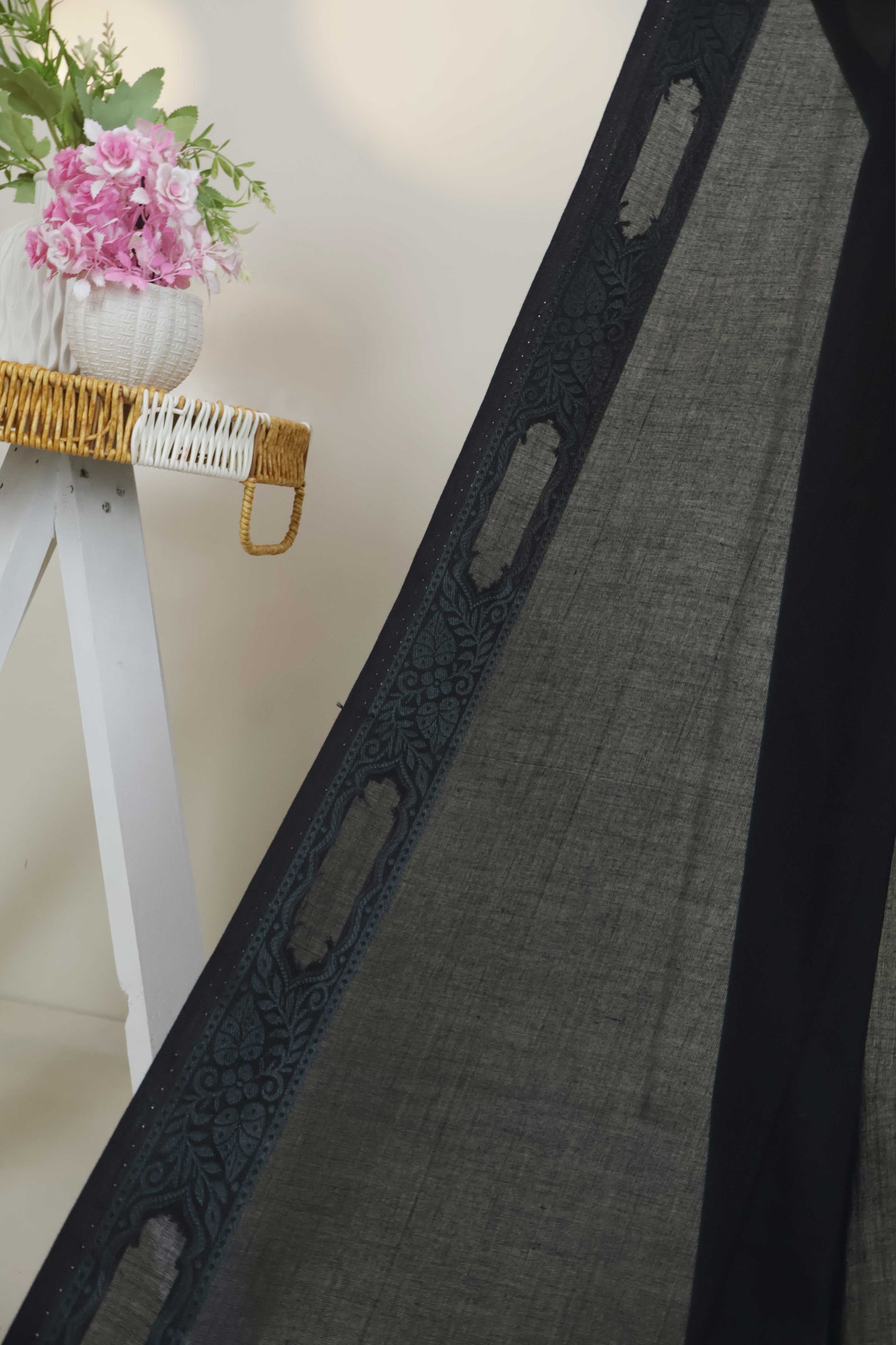 Jacquard Border Lawn Shawl HLSH176