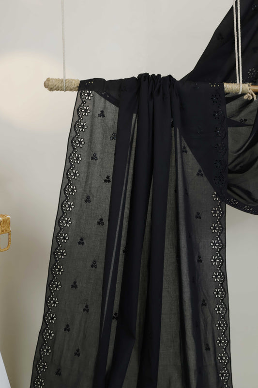 Embroidered Lawn Shawl HLSH177