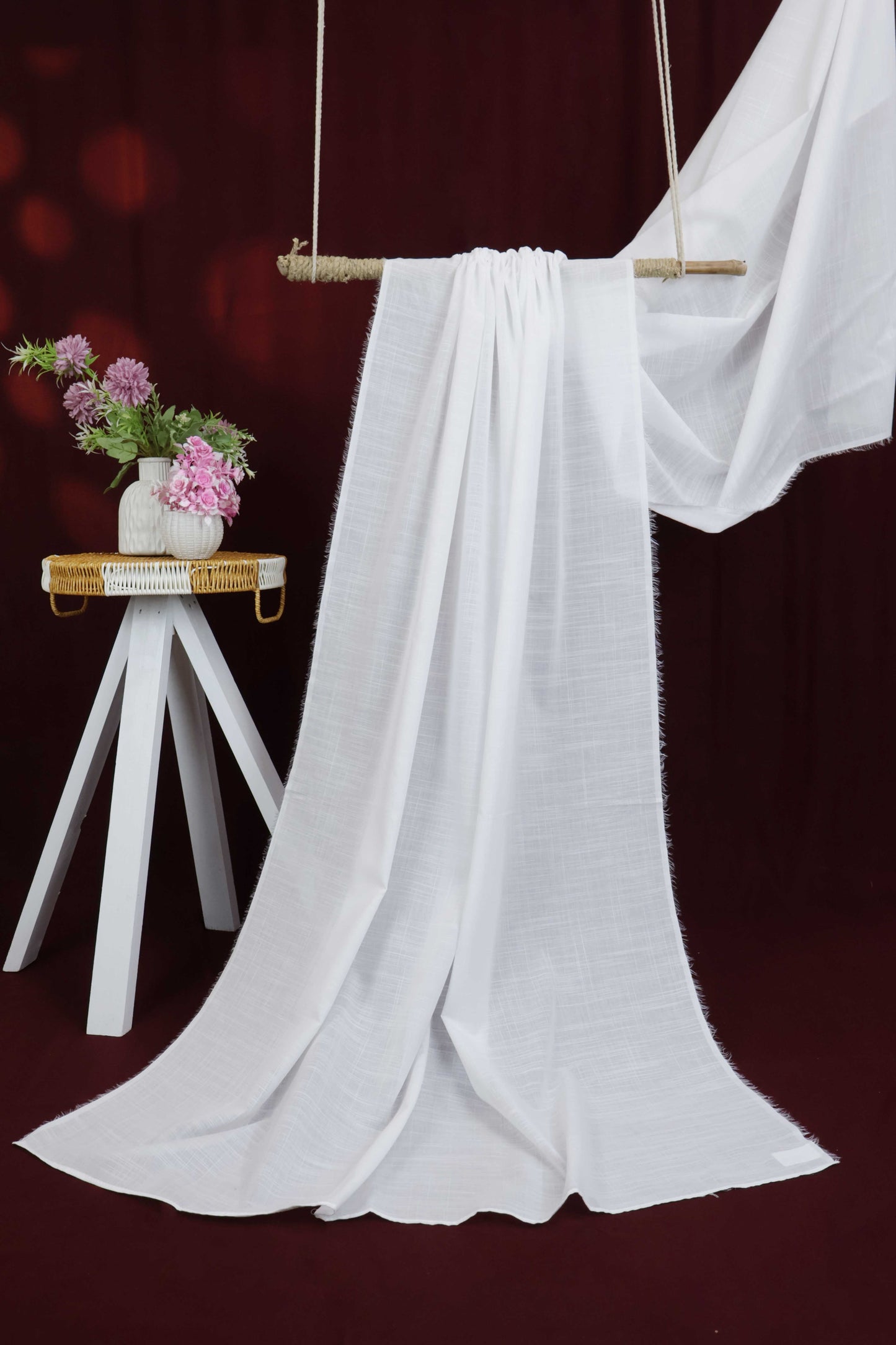 Slub Plain Lawn Duppatta 2437A