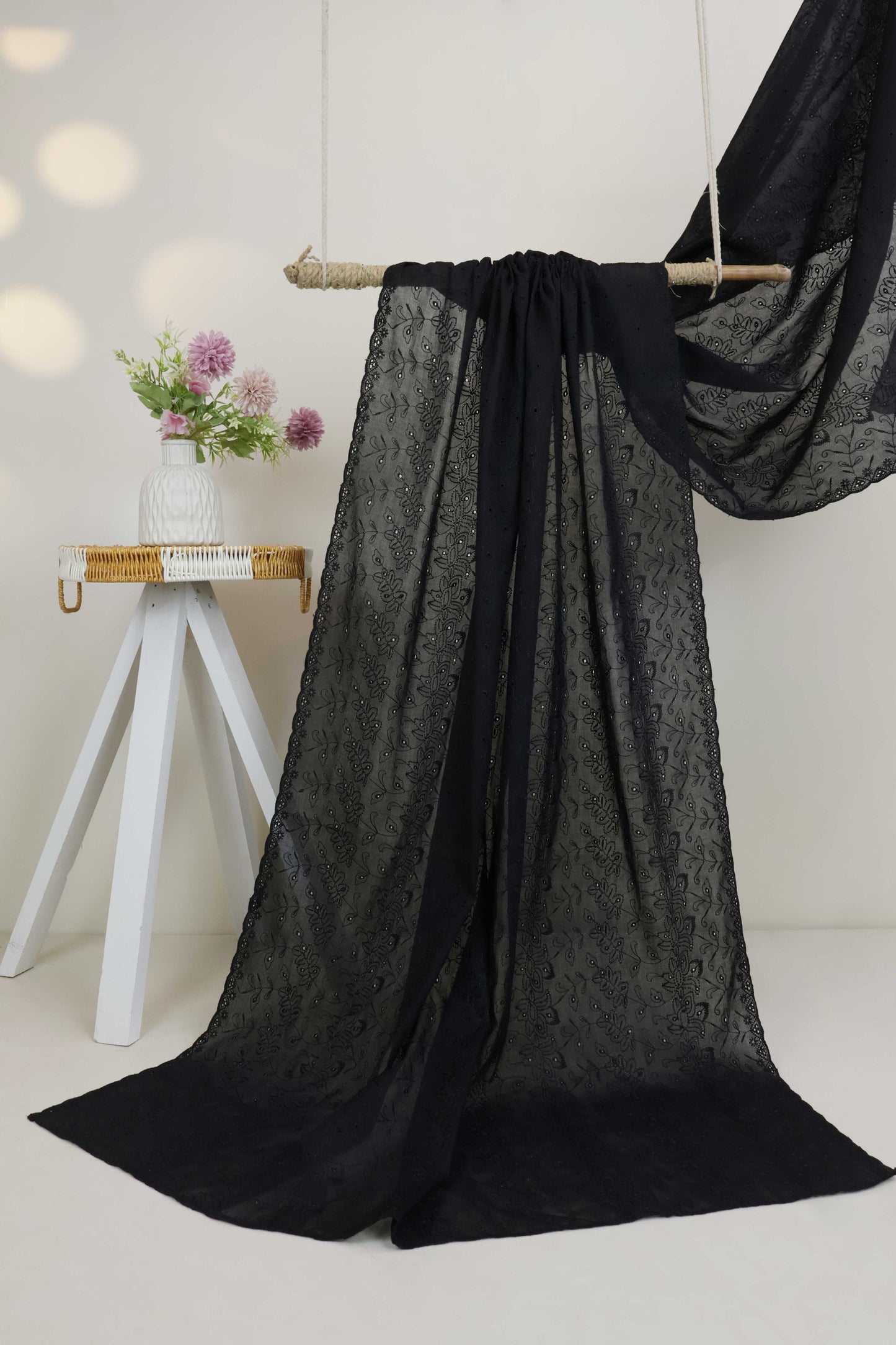Full Embroidered Lawn Shawl HLSH178