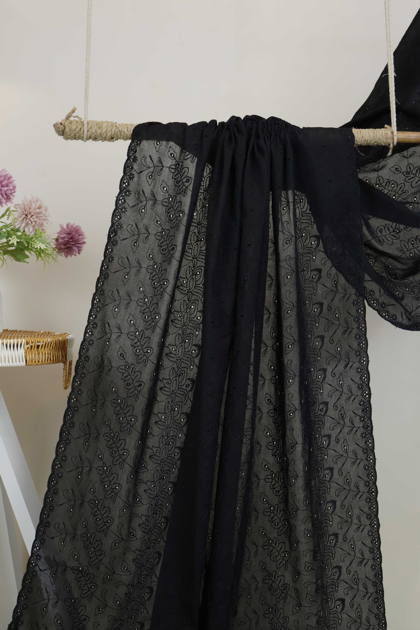 Full Embroidered Lawn Shawl HLSH178