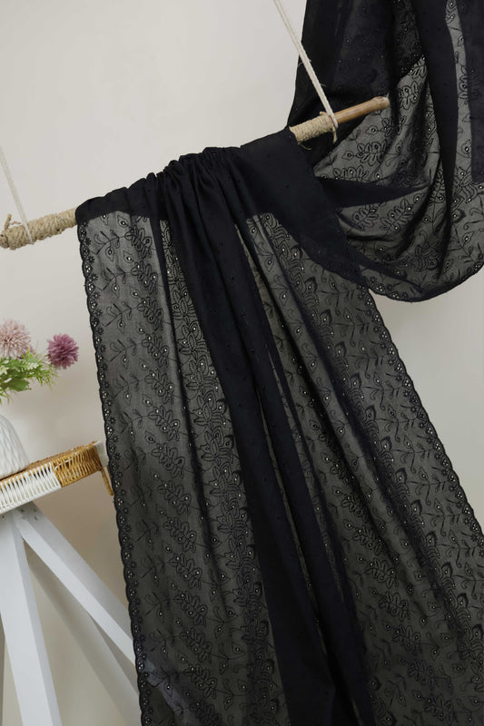Full Embroidered Lawn Shawl HLSH178