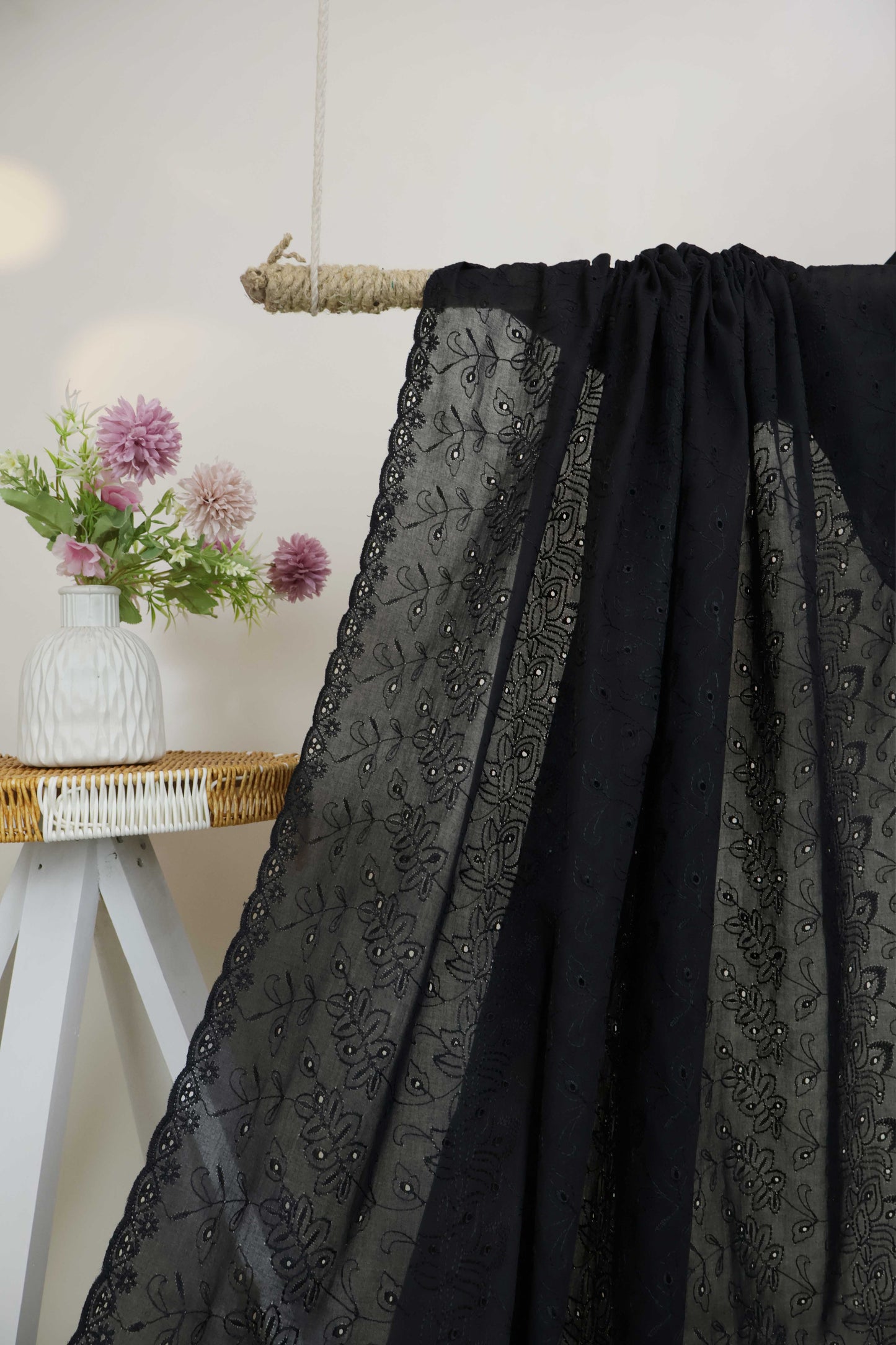 Full Embroidered Lawn Shawl HLSH178