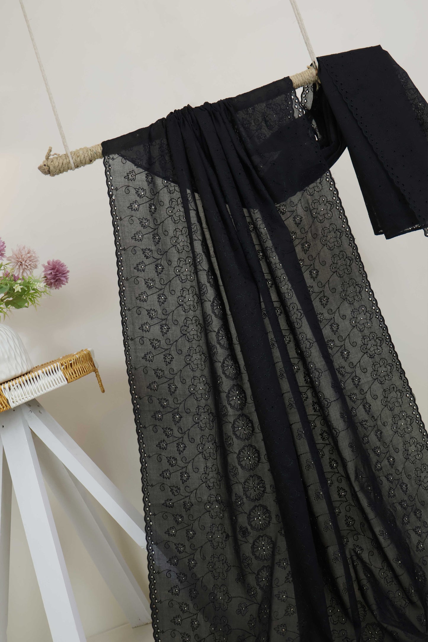 Full Embroidered Lawn Shawl HLSH179