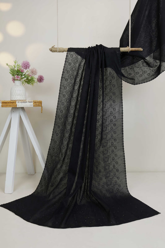 Full Embroidered Lawn Shawl HLSH180