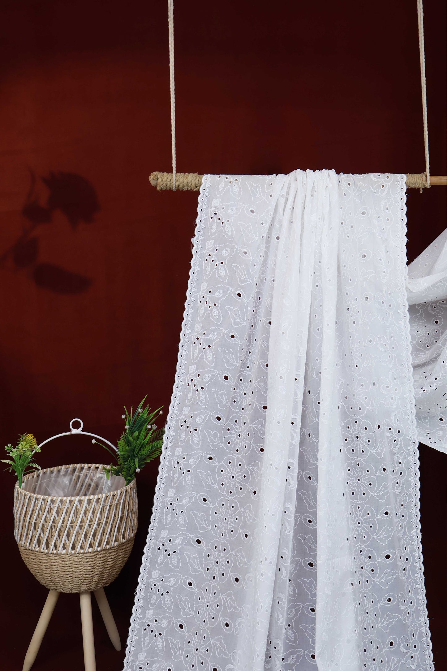 Full Embroidered Lawn Shawl 3500A