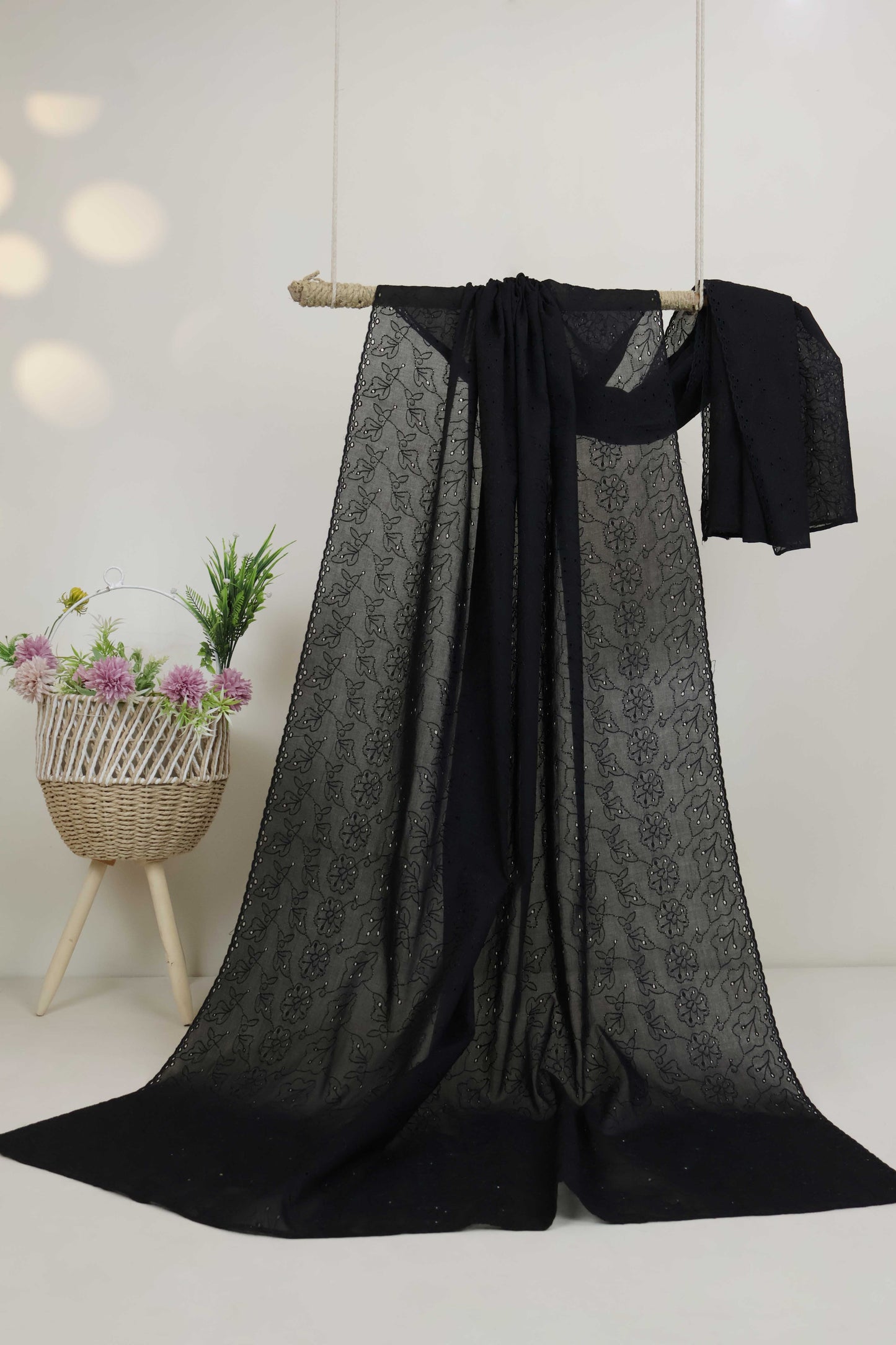 Full Embroidered Lawn Shawl HLSH182