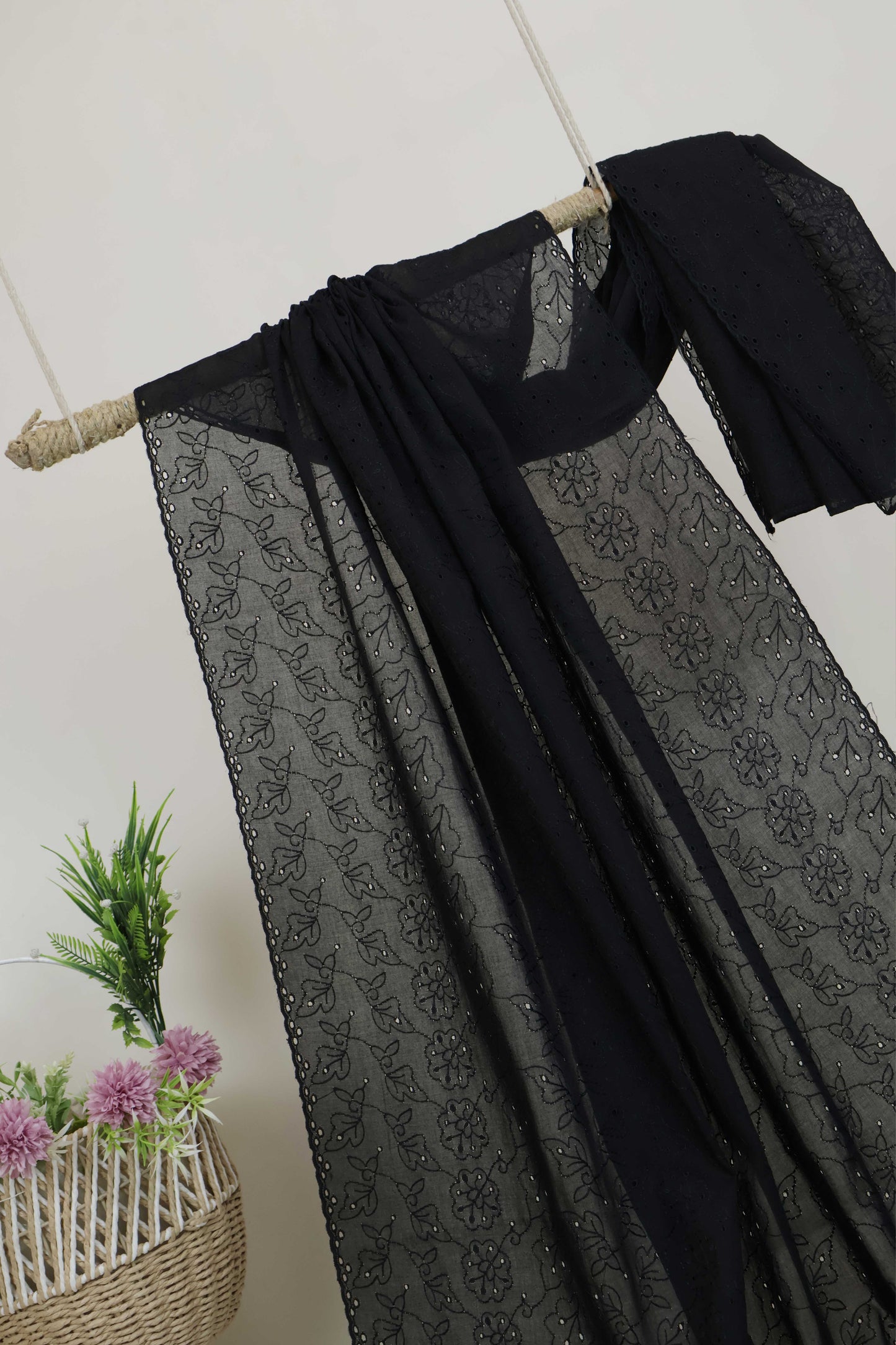 Full Embroidered Lawn Shawl HLSH182