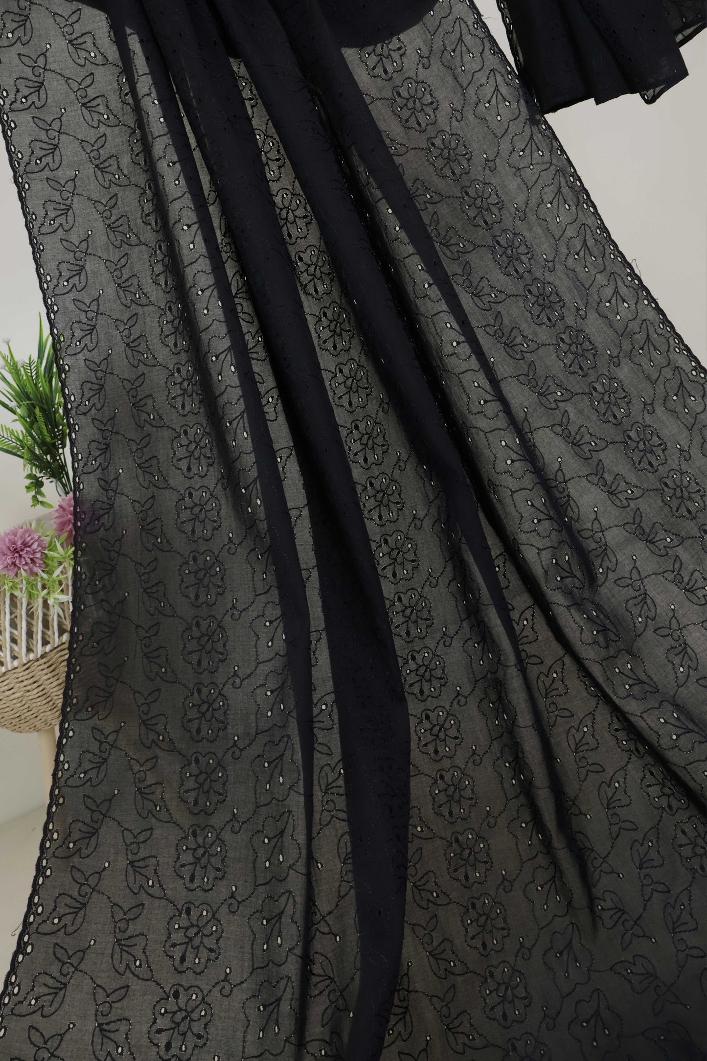 Full Embroidered Lawn Shawl HLSH182