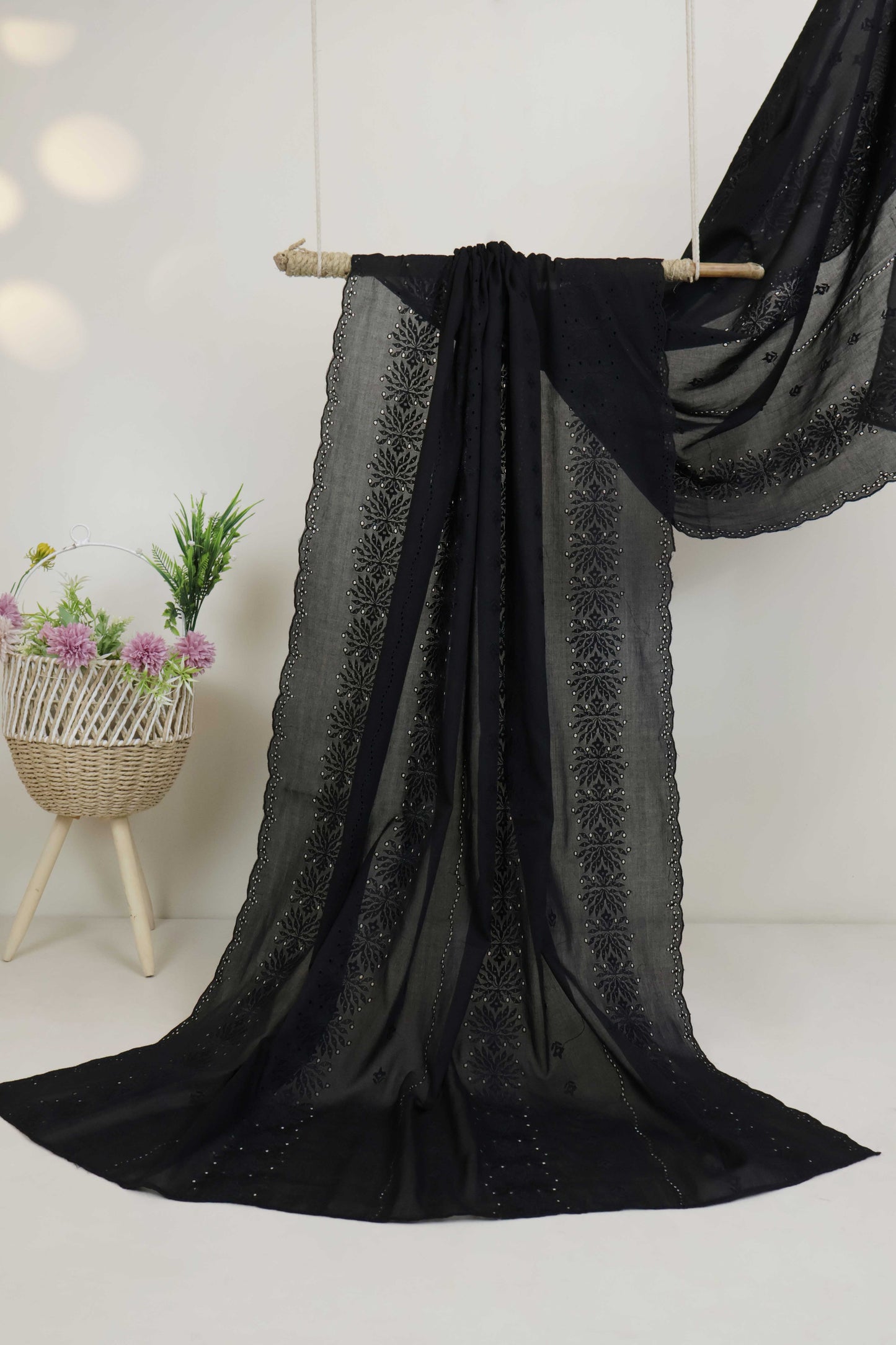 Embroidered Lawn Shawl HLSH183