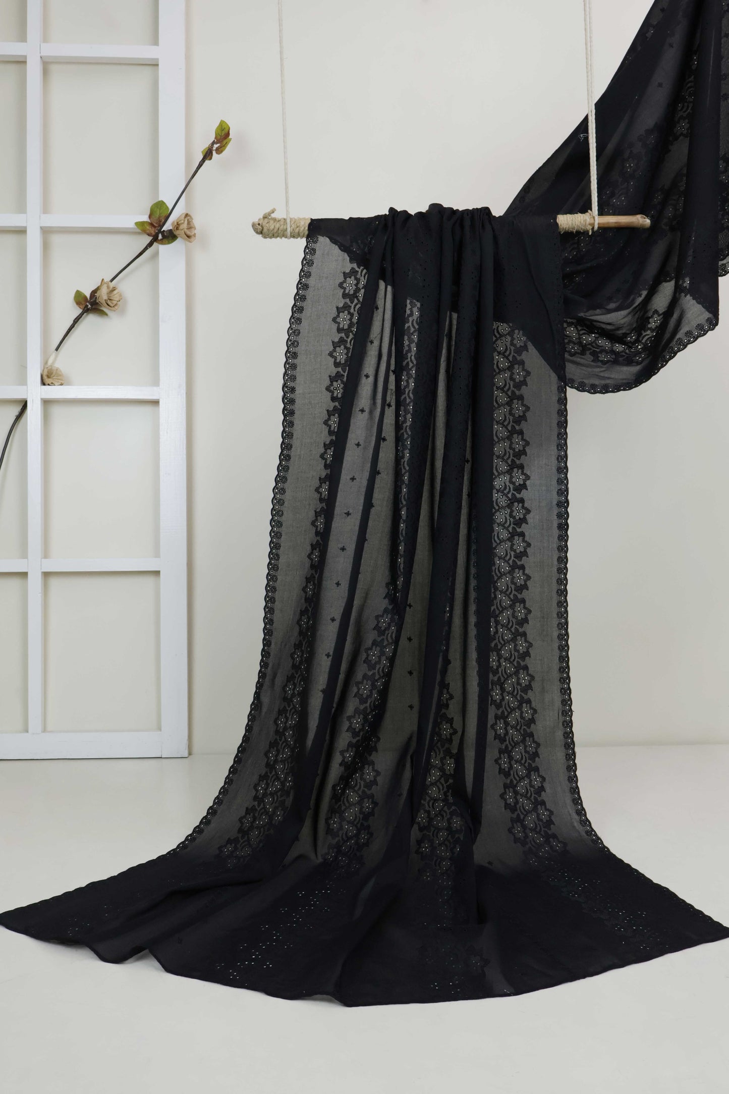 Embroidered Lawn Shawl HLSH185
