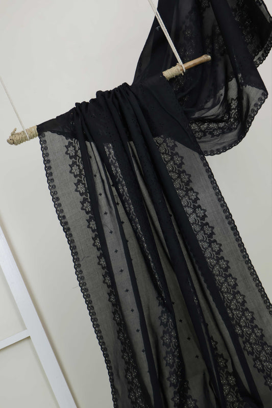 Embroidered Lawn Shawl HLSH185
