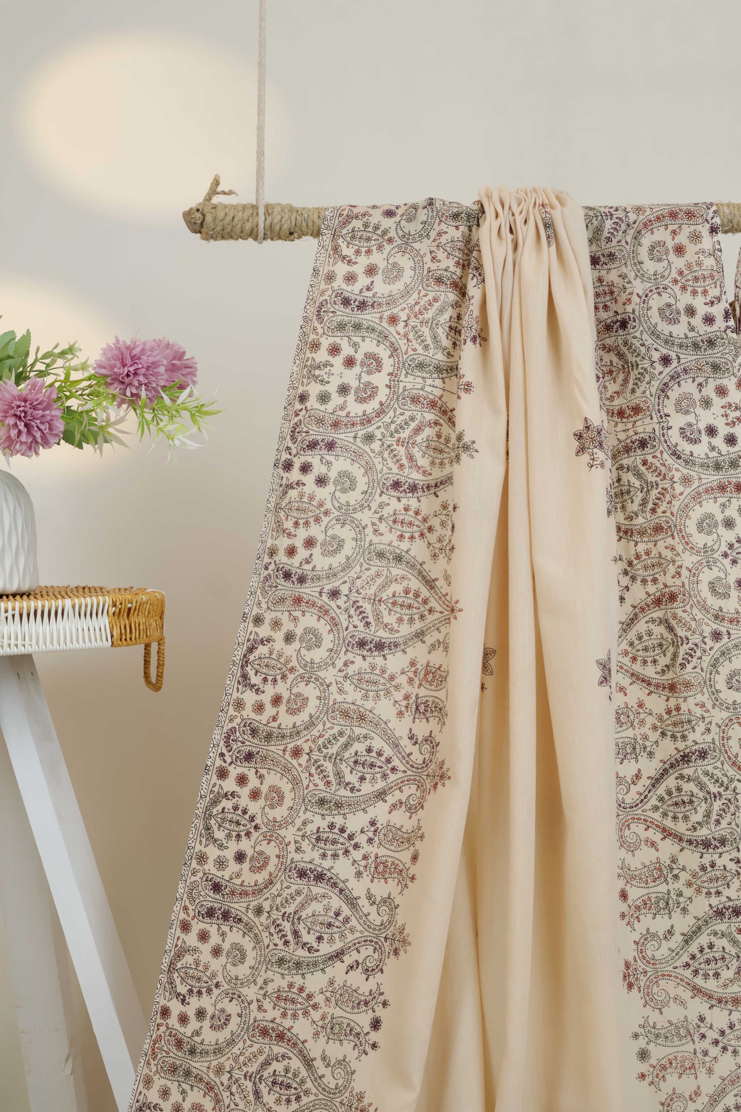 Handmade Embroidered Lawn Shawl HLSH87