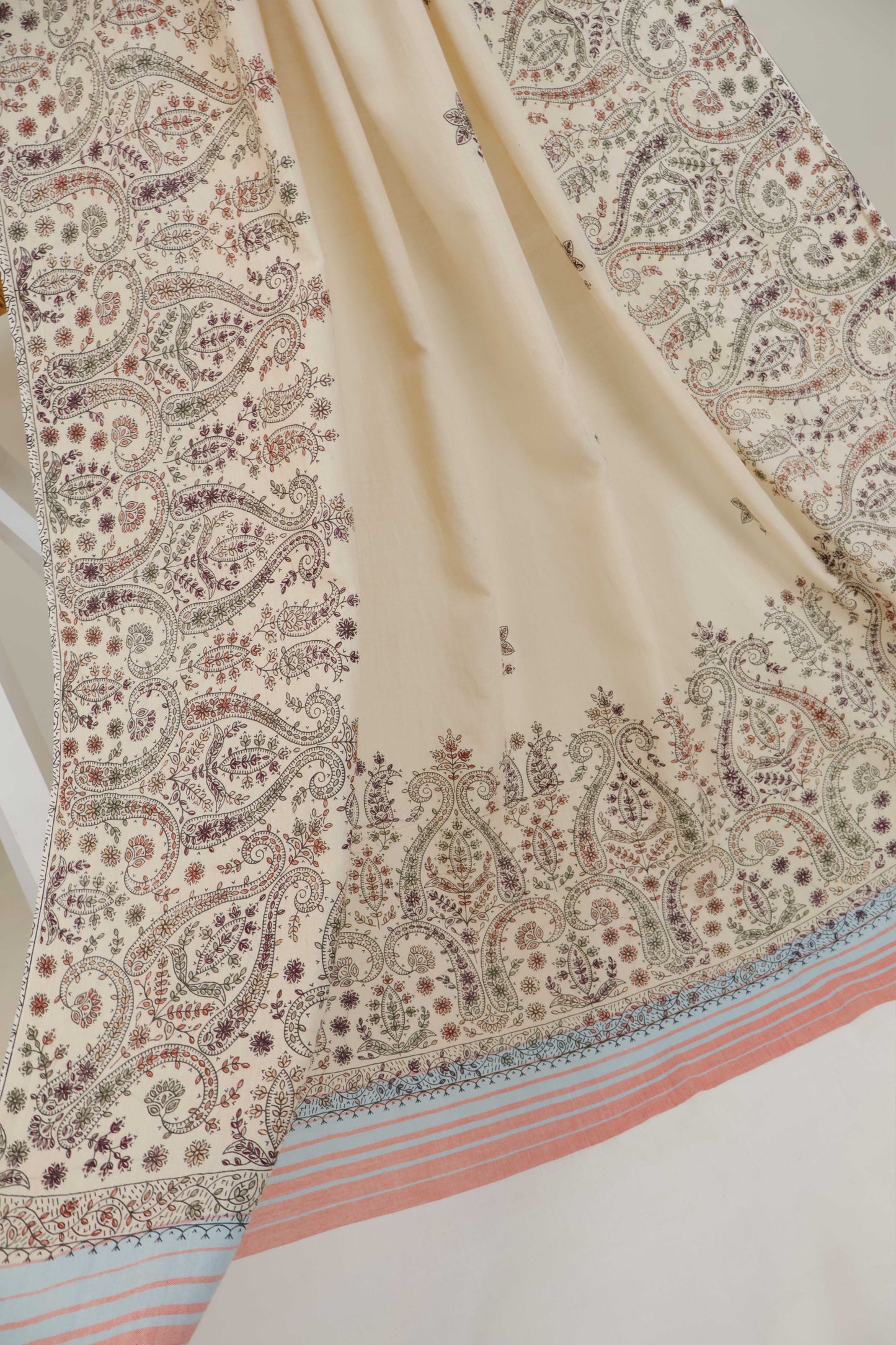Handmade Embroidered Lawn Shawl HLSH87
