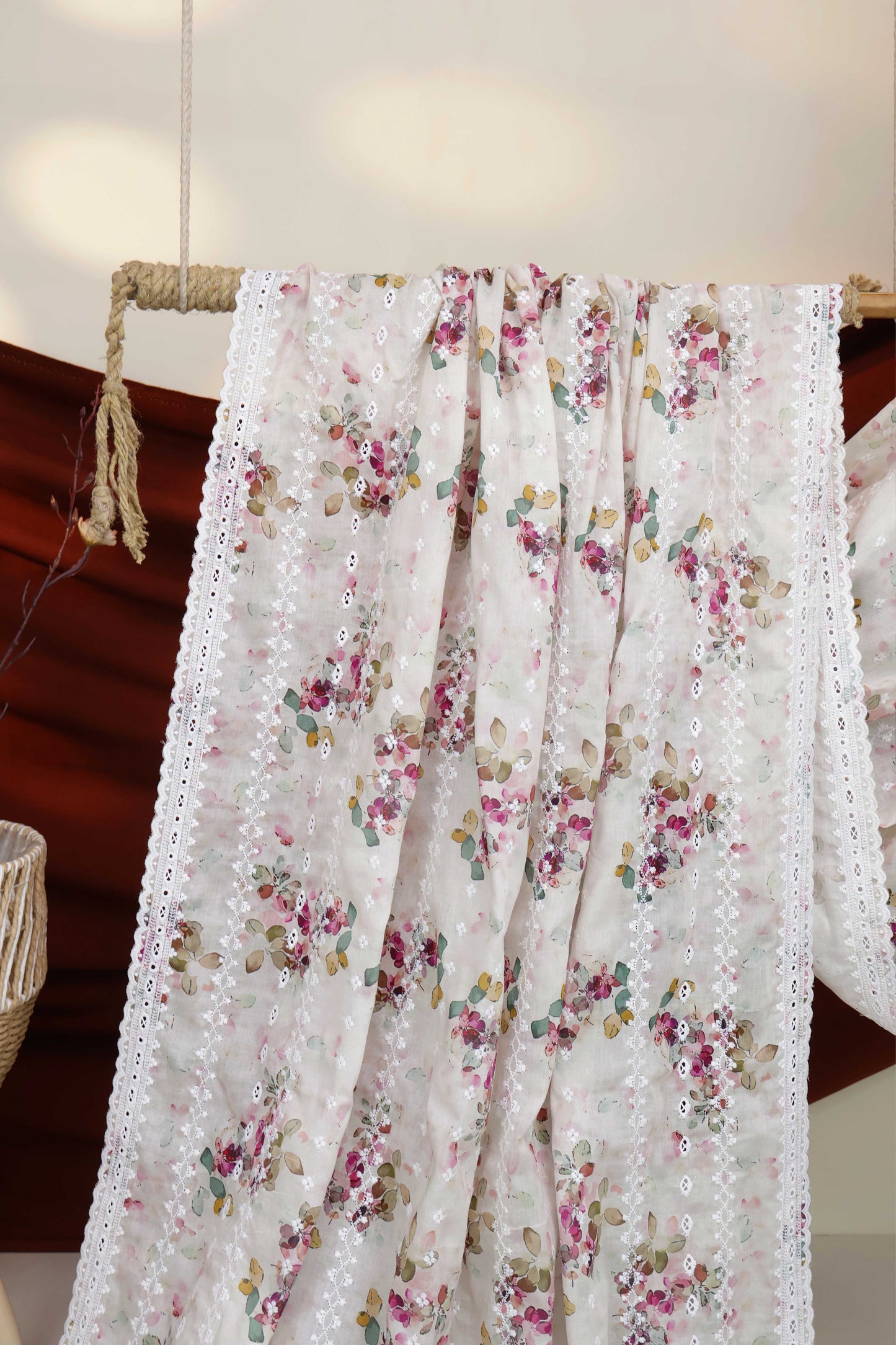 Embroidered Lawn Shawl 3636H