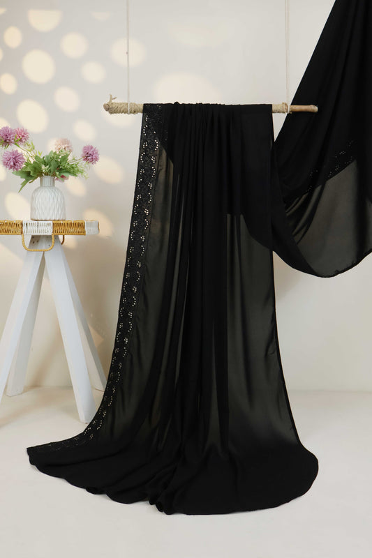 Embroidered Boarder Shawl HLSH191