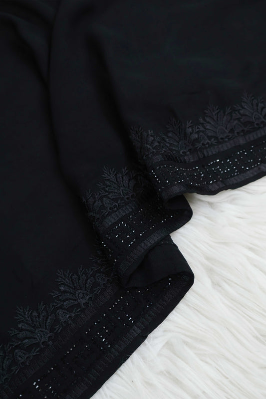 Embroidered Boarder Shawl HLSH189
