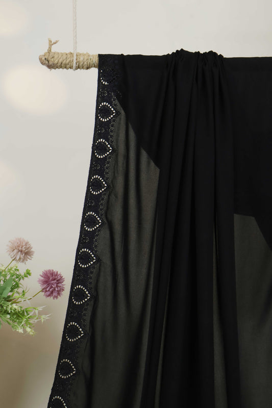 Embroidered Boarder Shawl HLSH190