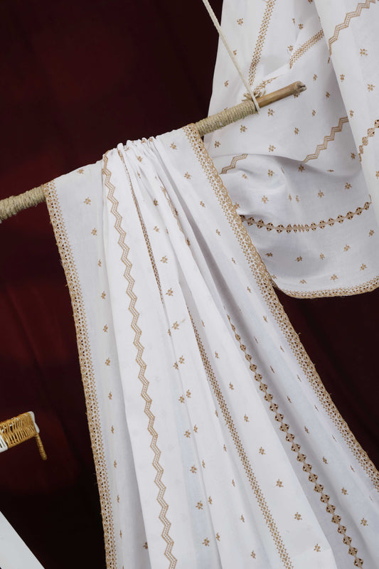 Embroidered Lawn Shawl HLSH196