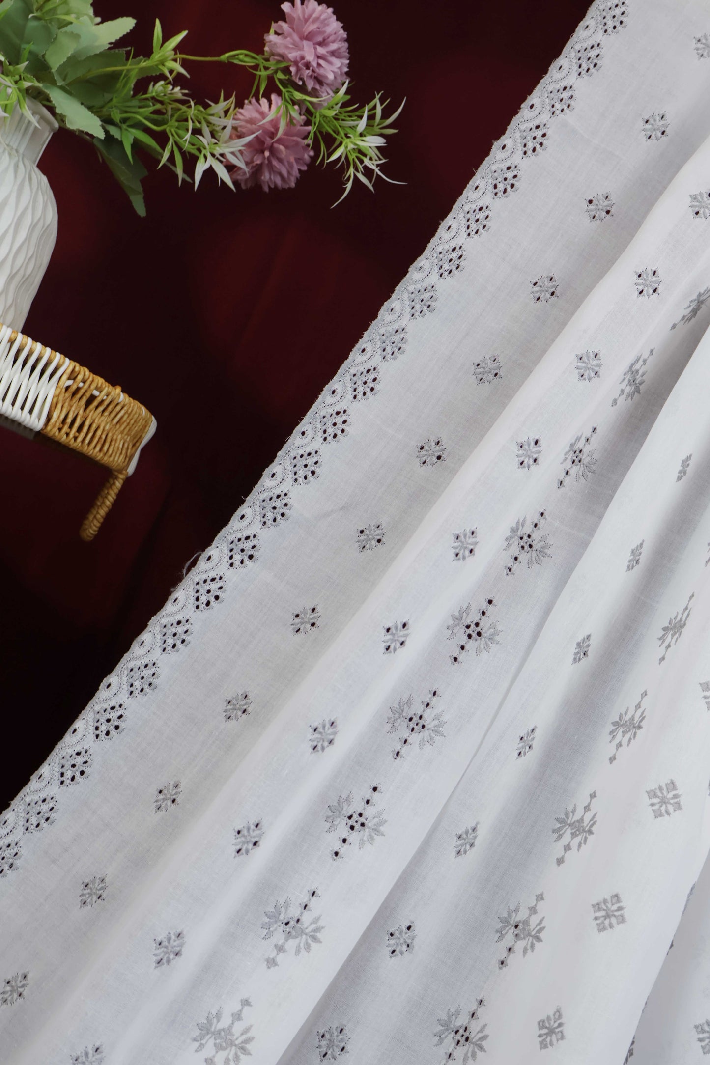 Embroidered Lawn Shawl HLSH197