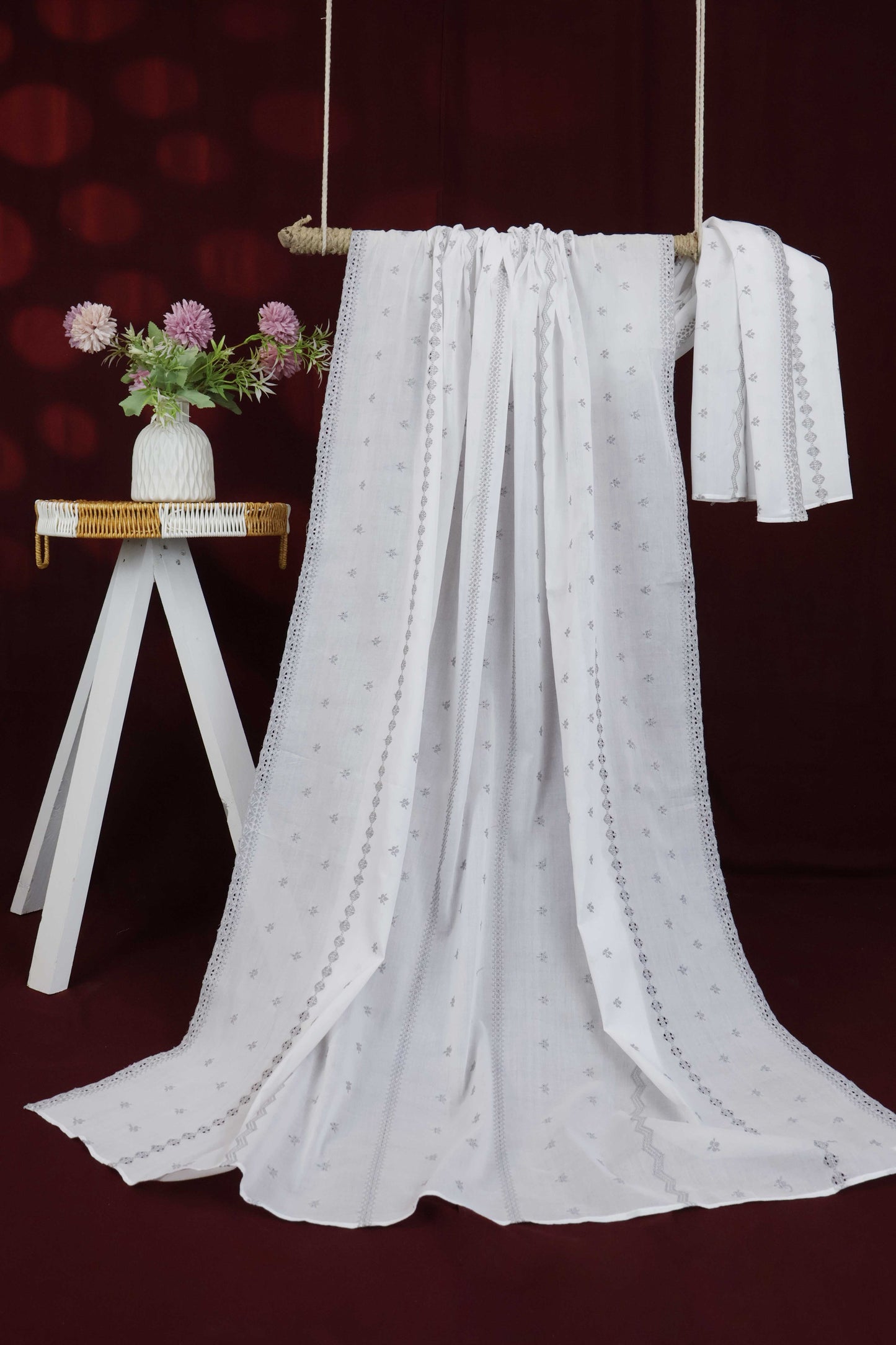Embroidered Lawn Shawl HLSH200