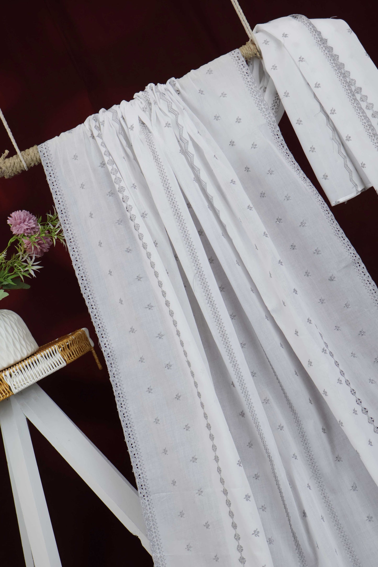 Embroidered Lawn Shawl HLSH200