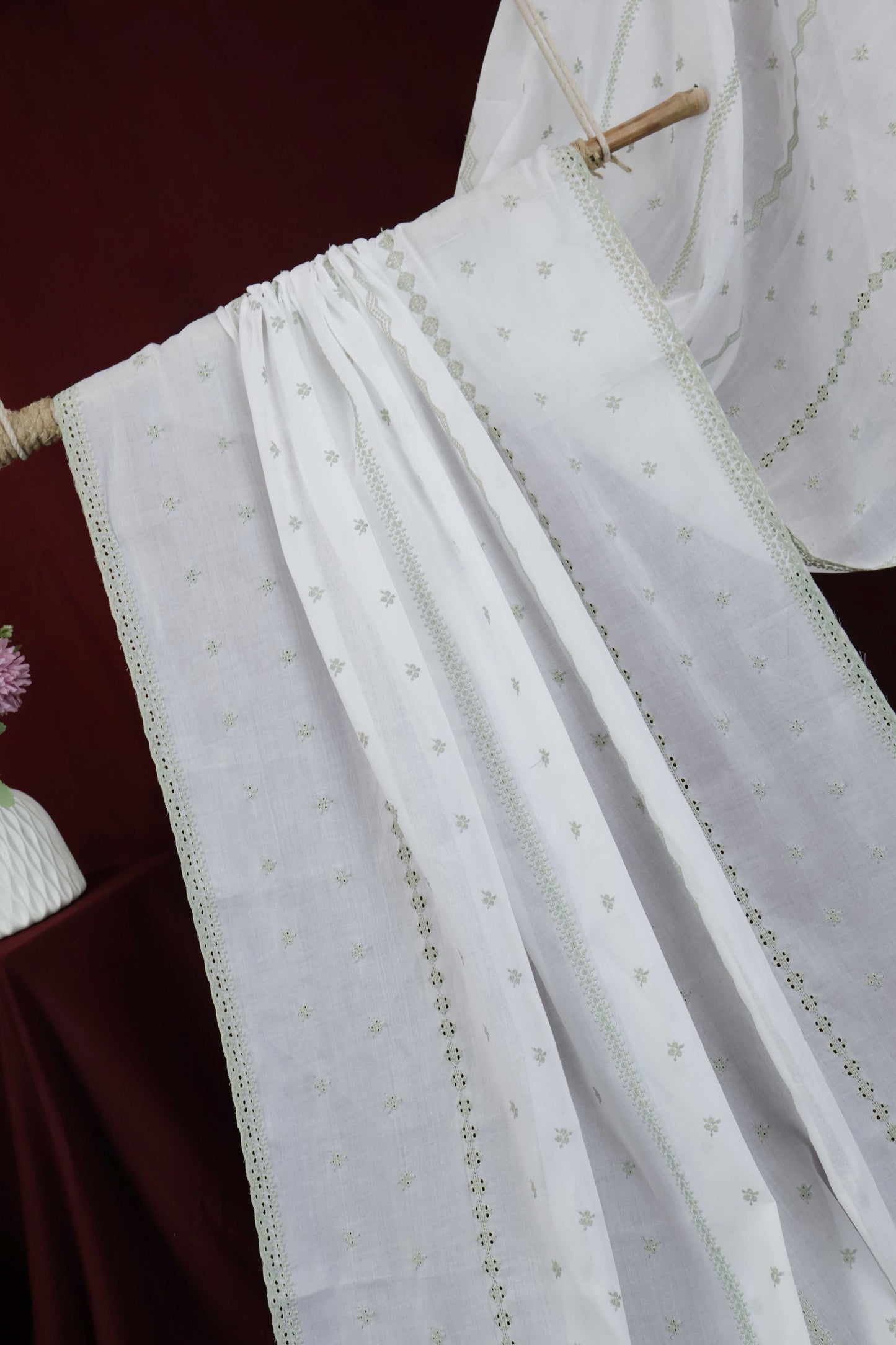 Embroidered Lawn Shawl HLSH201