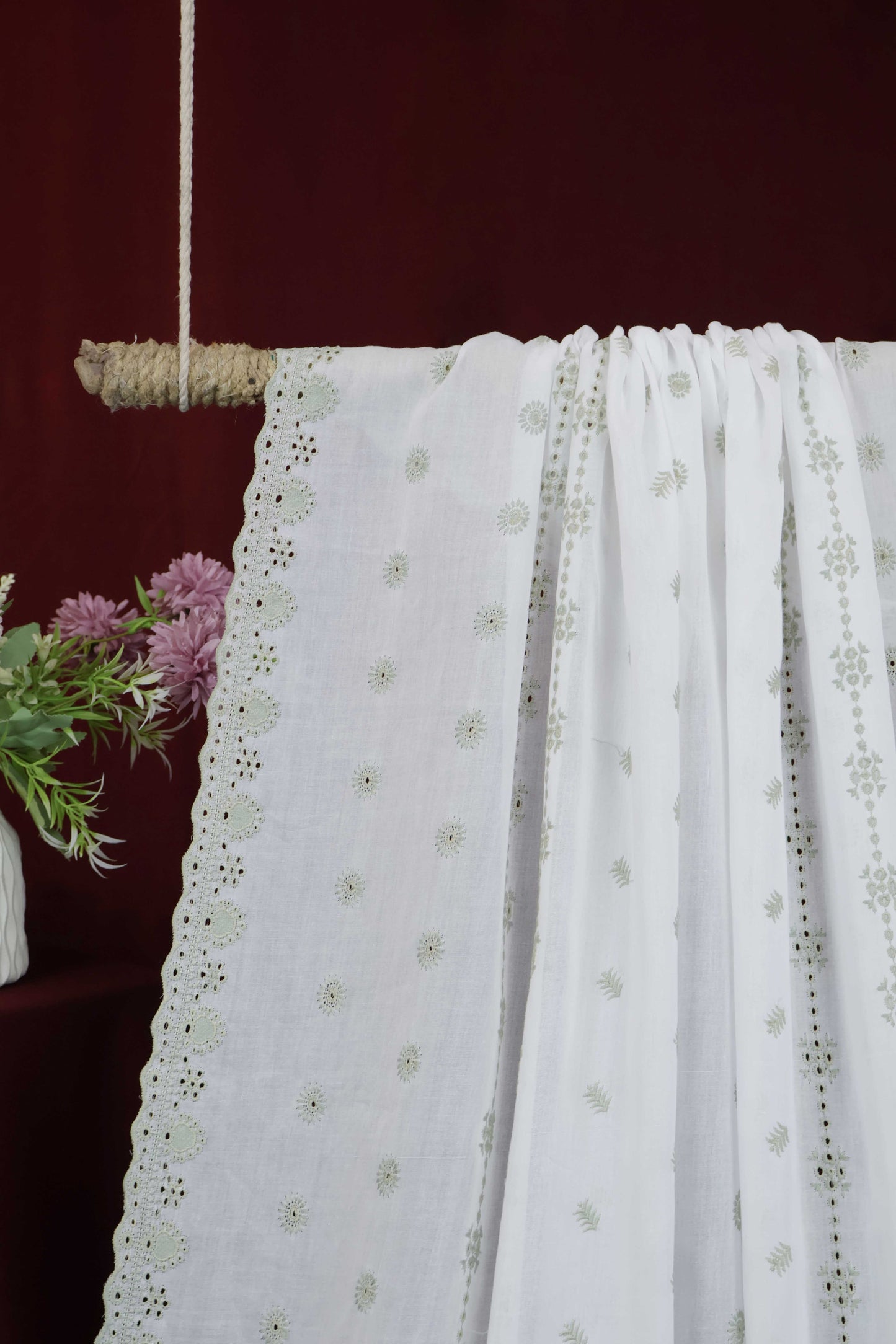 Embroidered Lawn Shawl HLSH194