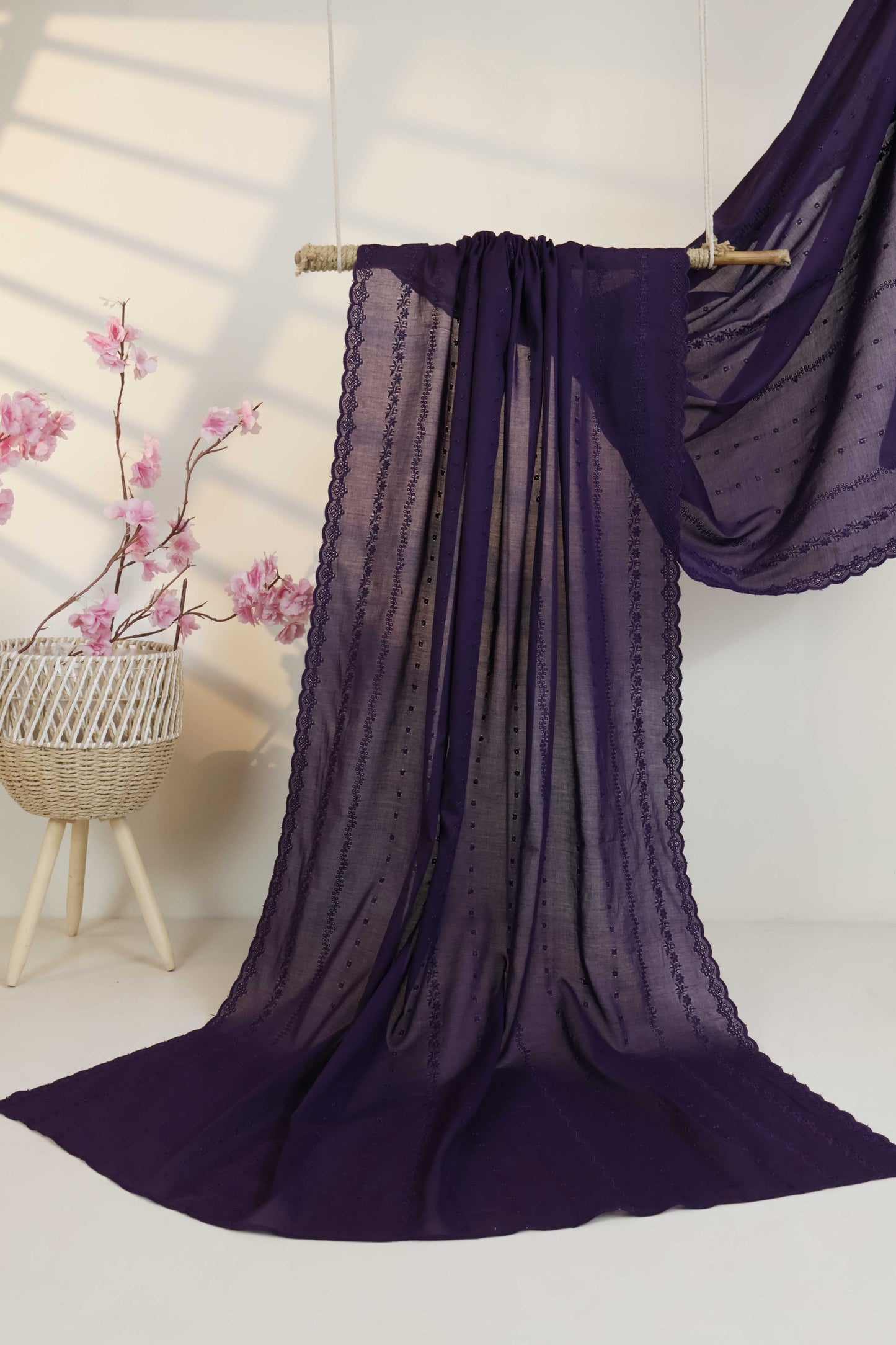 Embroidered Lawn Shawl 3787HH